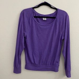 PINK purple long sleeve t-shirt
